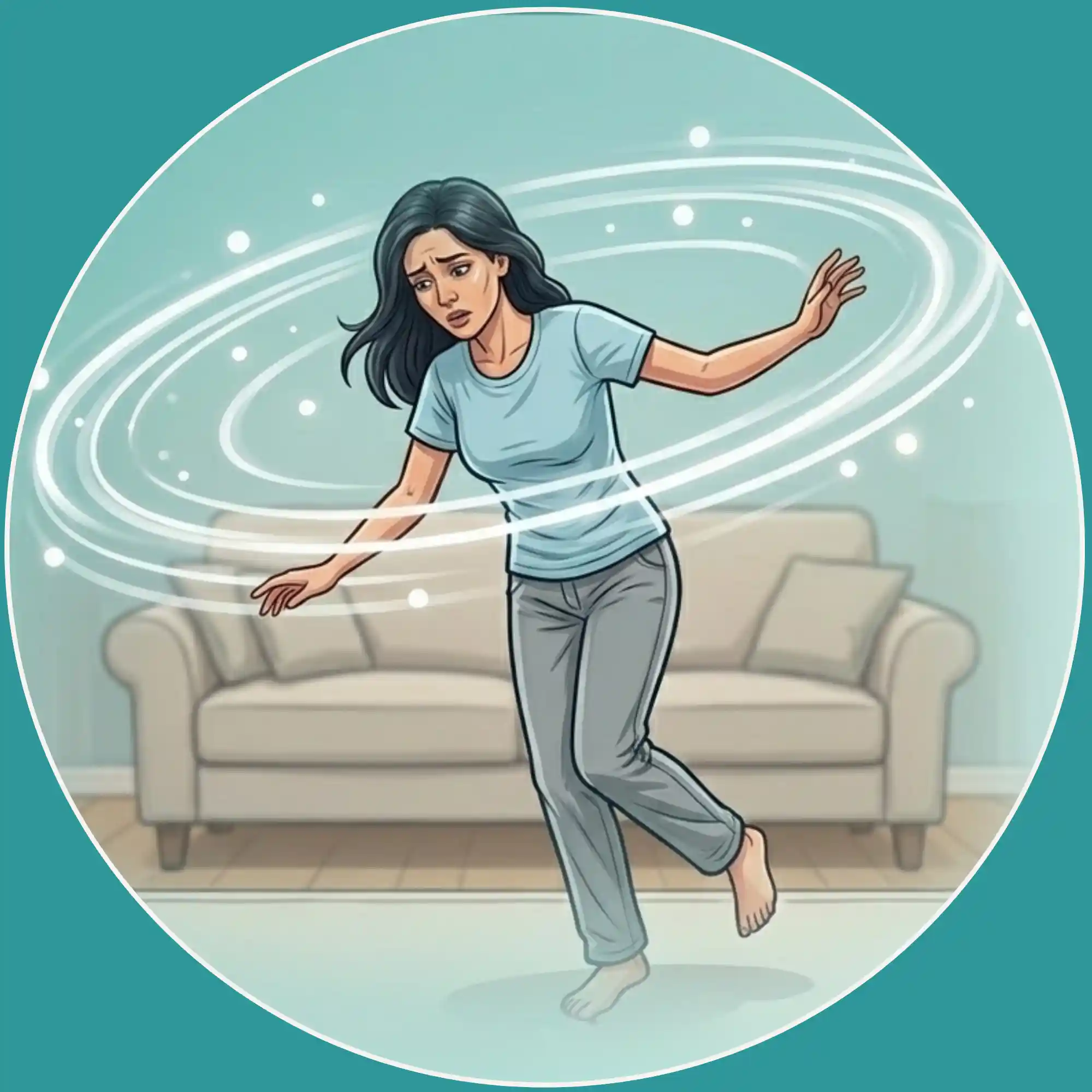 loss of balance while walking